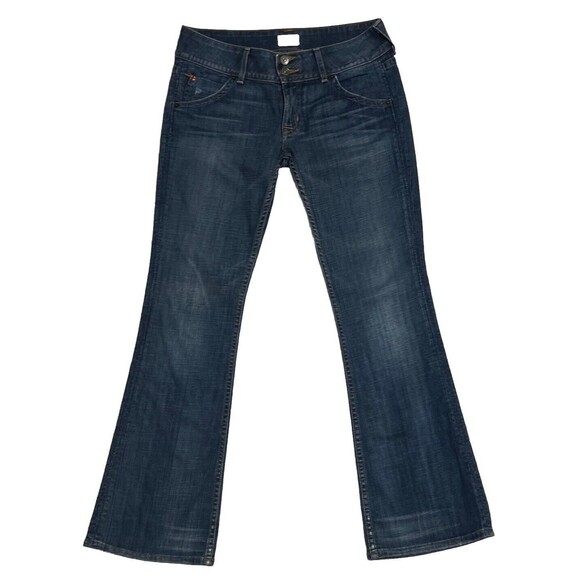 HUDSON Beth Baby Boot Cut Jeans Women's 27 Blue Denim Stretch Cotton Pockets - Picture 4 of 17